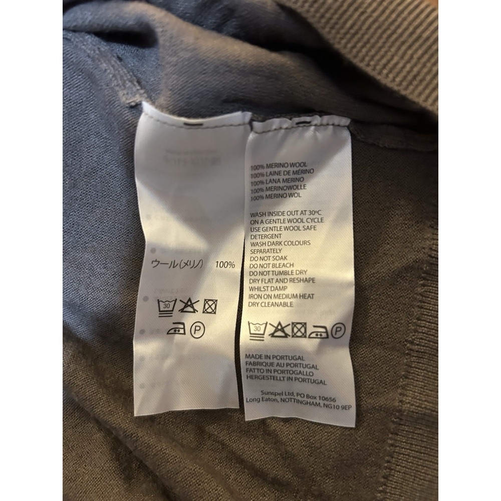 Sunspel Merino Wool Turtleneck Sweater Men's Medium Brown EUC - Picture 4 of 6